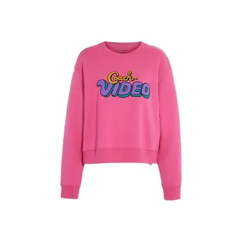 COACH Sweatshirt Women's Fuchsia