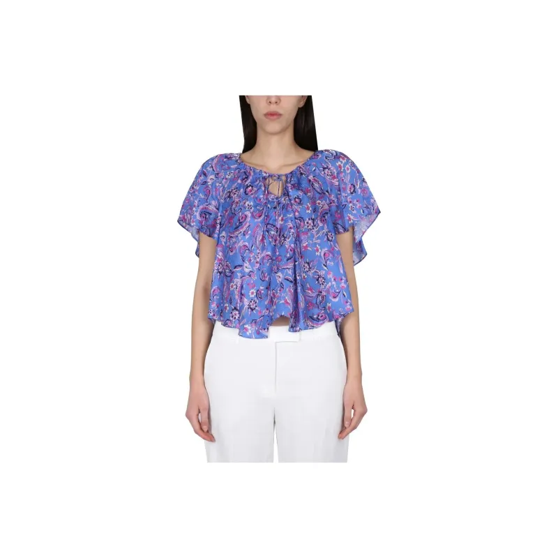 ISABEL MARANT Penelope Floral print Blouse-0