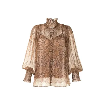 Zimmermann SS23 Shirt Women's Gold