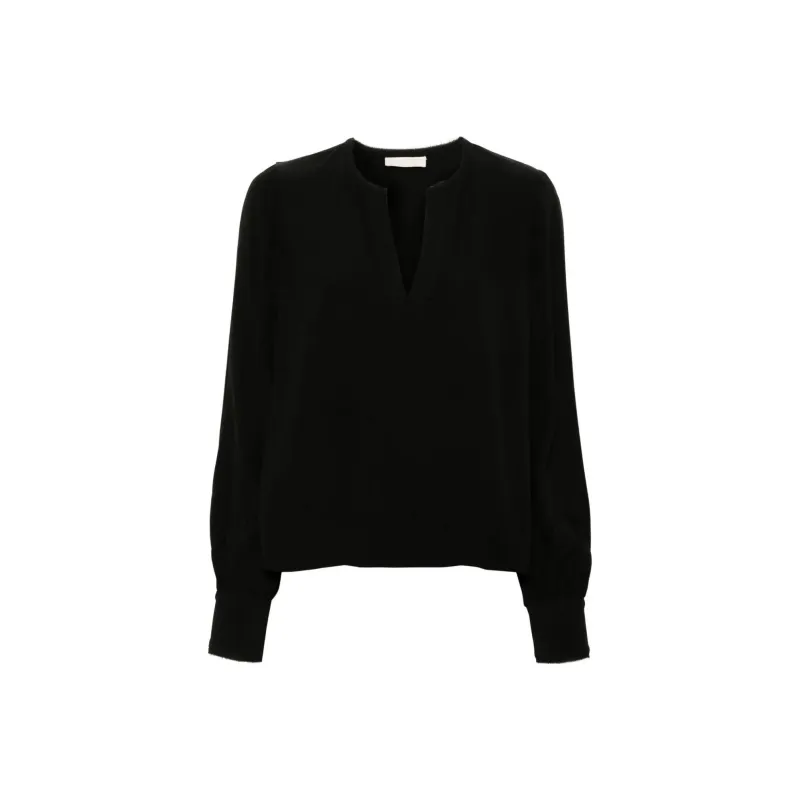 Ulla Johnson Greta Crepe Blouse-0