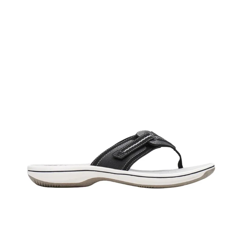 Clarks Abrasion Resistant Flip Flops Women's Black-1