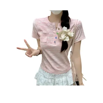 Si Bei'er Set in Sleeve T Shirt Women's