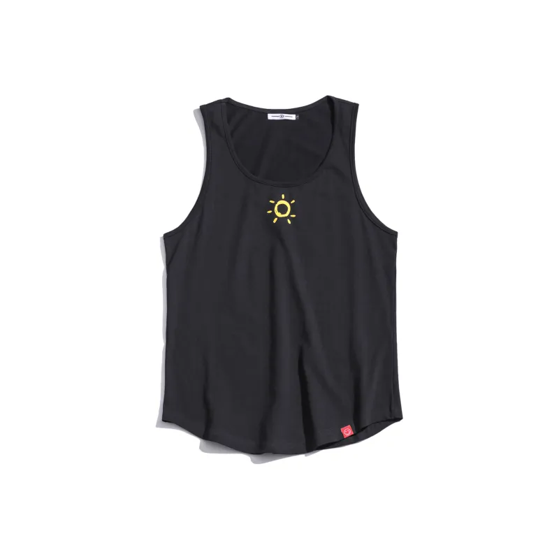 MIIRACER 100% Cotton Versatile Trendy Fitness Running Tank Top Unisex-10