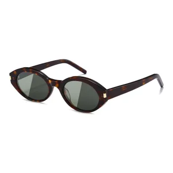 JIANGDAREN Plate Frame Oval Sunglasses Unisex