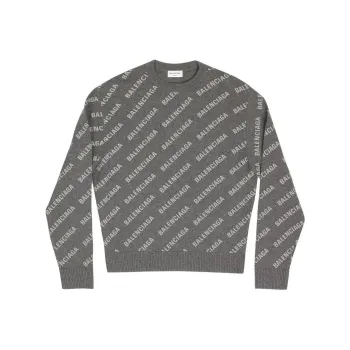 Balenciaga Cashmere Sweaters Women's Gray