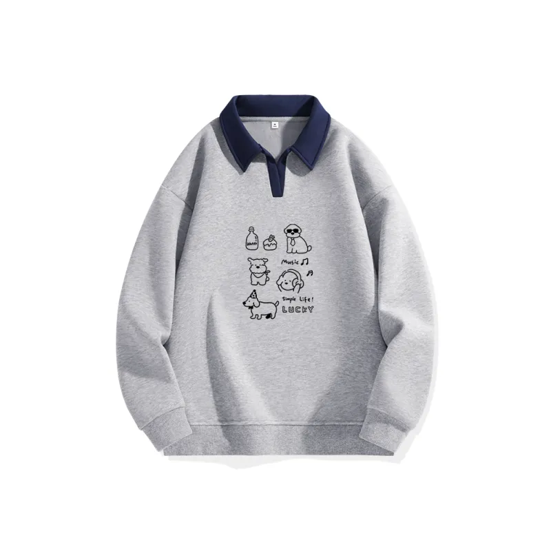Cotton Sweatshirts Unisex-12