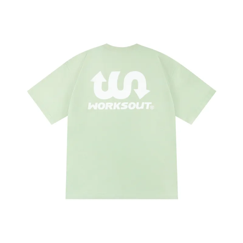 WORKSOUT Drop Shoulder Sleeve T Shirt Unisex-8