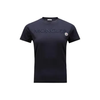 Moncler Logo Patch Crewneck T Shirt