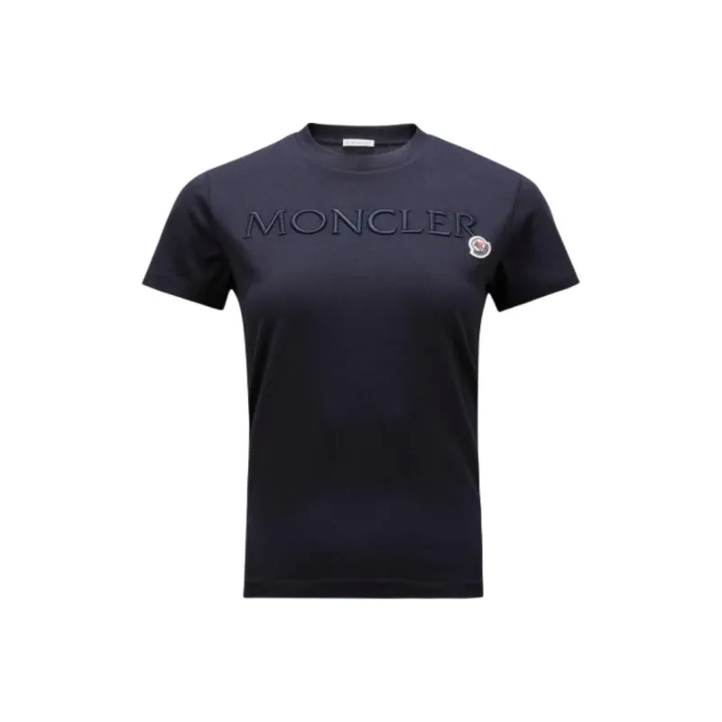 Moncler Logo Patch Crewneck T Shirt-0
