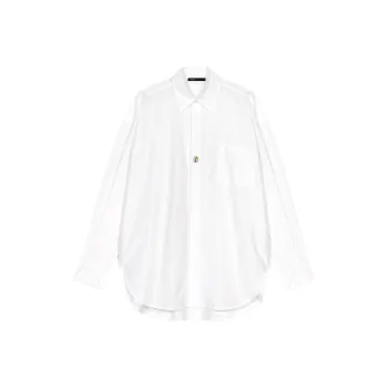 Maje Oversized Poplin Shirt