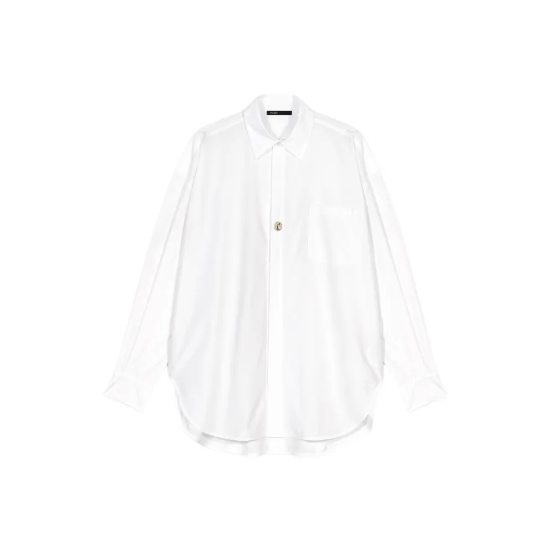 Maje Oversized Poplin Shirt-0