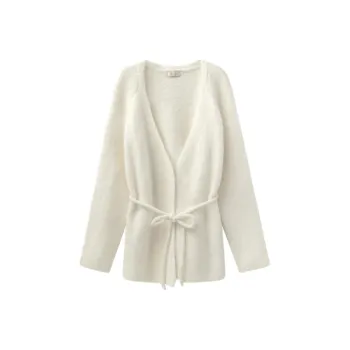 CREAMY SWEET Cashmere Sweaters Women's Cream White
