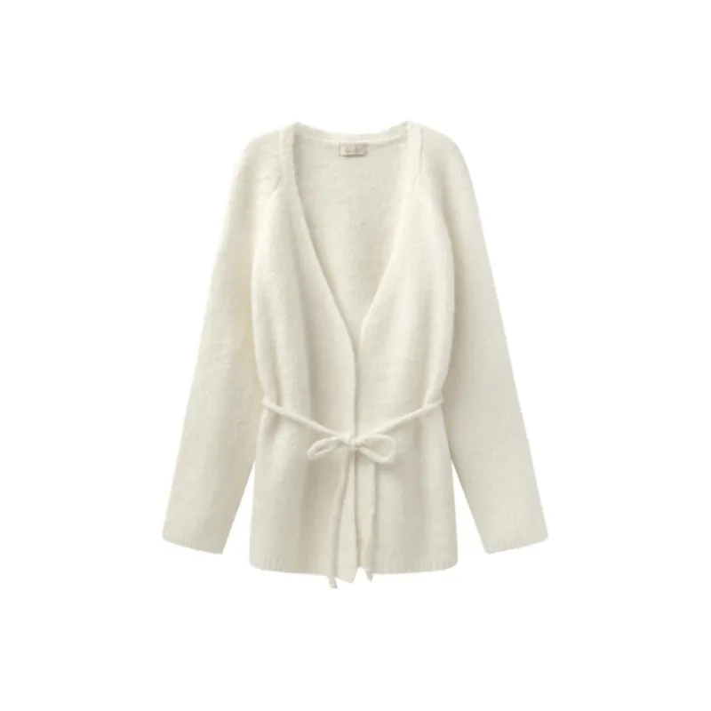 CREAMY SWEET Cashmere Sweaters Women's Cream White-0