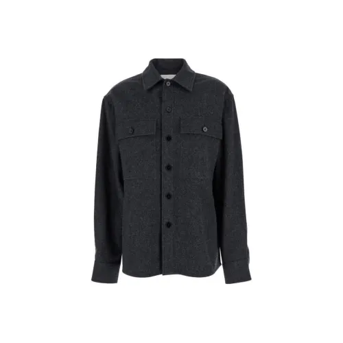 HUGO BOSS Buttoned Flannel Shirt Jacket