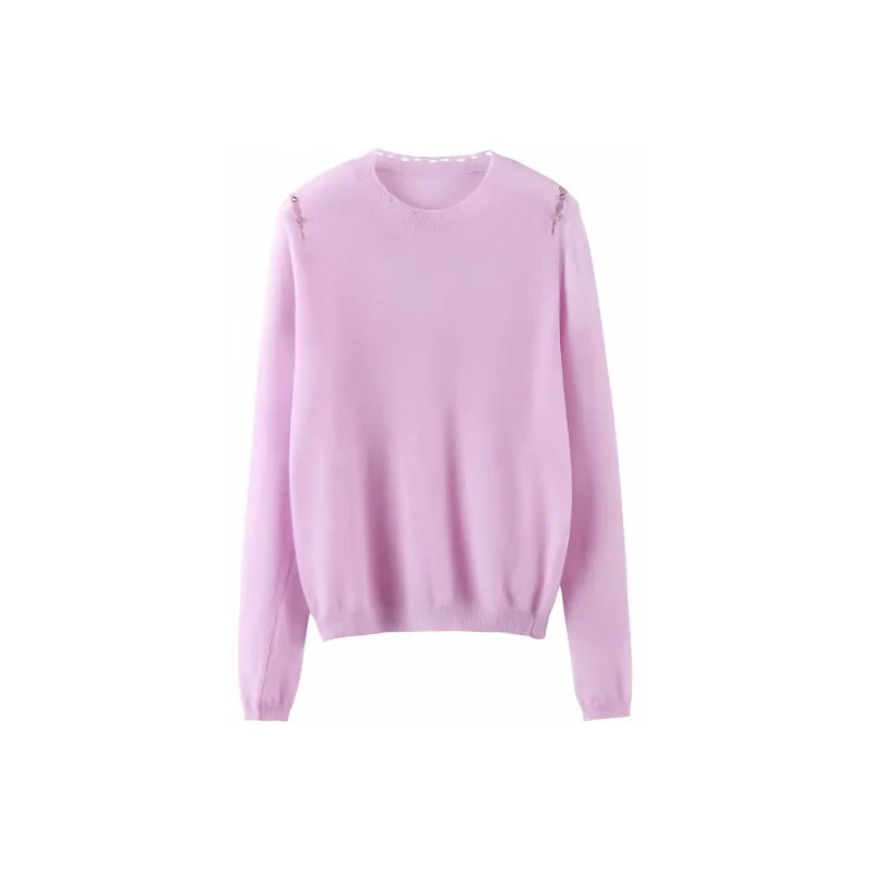 MAIGRE SIMHAT Cashmere Sweater Women's Light Purple-0