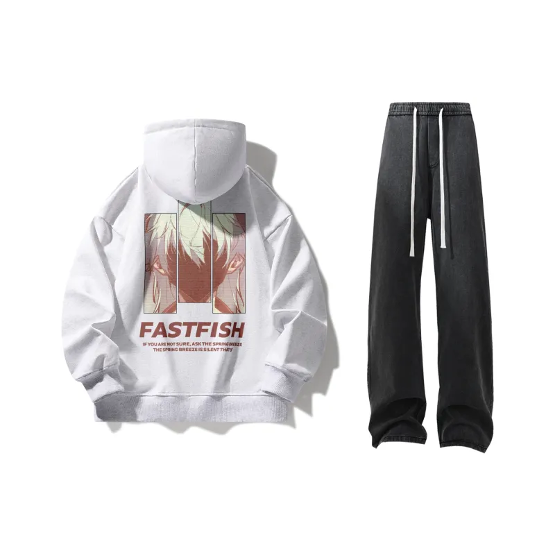 FASTFISH x SHENGSIJUE Sweatshirt Set Unisex-24