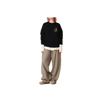 JW Anderson Logo Intarsia Knit Crenweck Jumper