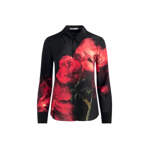 ALICE+OLIVIA Floral print Silk Shirt
