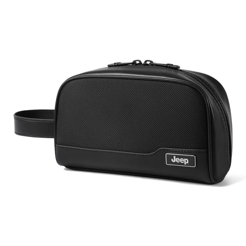 Jeep Nylon Clutch Regular Men's Black/Gray/Black Gray-1