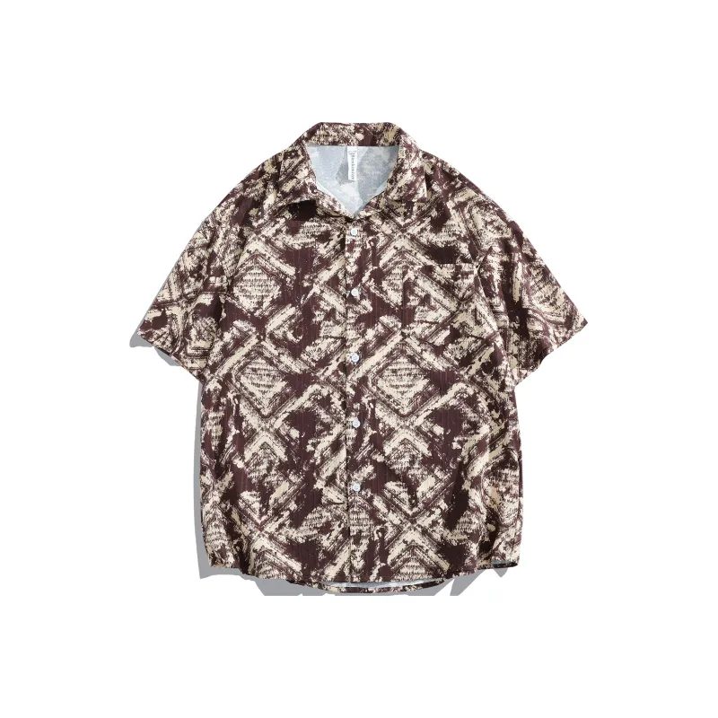 GOODHENLCE SS25 Midsummer Fashion Outfit Fashion Trend Shirt Single Item Unisex Fiji Brown Tone Clothing-9