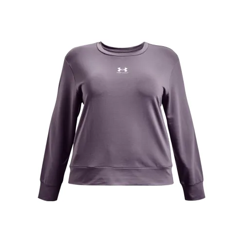 Under Armour Rival Sweatshirts Women's Purple