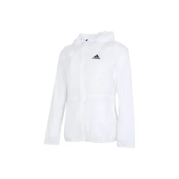 Adidas Woven Windbreaker Jacket Women's White