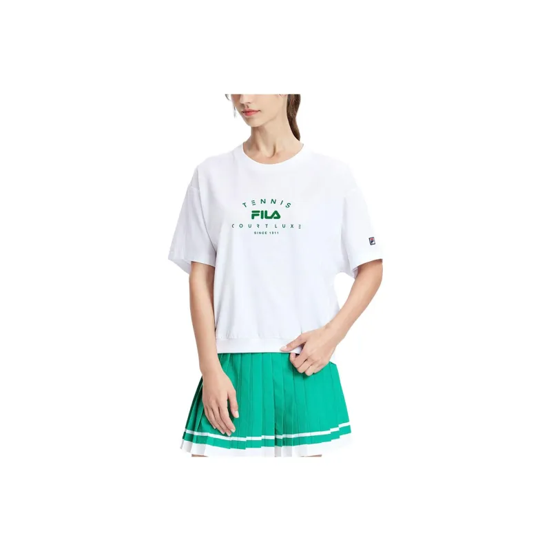 FILA T Shirt Women's Jade White-0