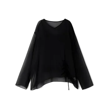TKY SHOP Shirt Women's Sophisticated Black