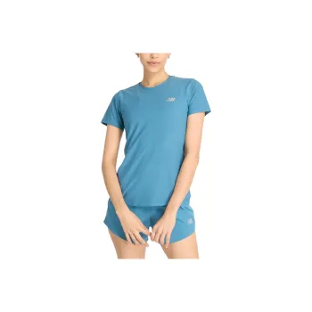 New Balance Regular T Shirt Women's Glass Blue