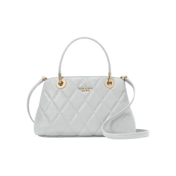 Kate Spade CAREY Leather Shoulder Bag, Crossbody Bag, Handbag Small Size Women's Slate Gray