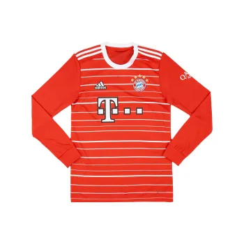 Adidas Bayern Munich Black Soccer Jersey Men's Red