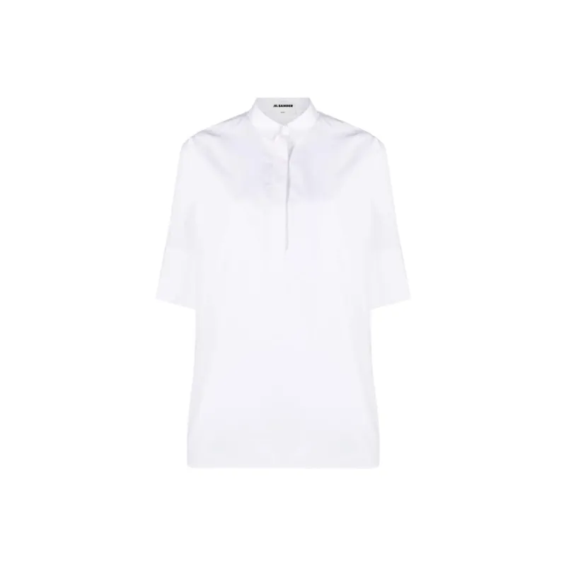 JIL SANDER Friday Puff sleeve Cotton Shirt-0