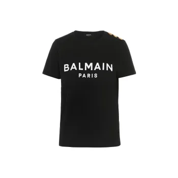 BALMAIN T Shirts Women's Black