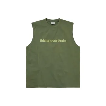 Thisisneverthat Tank Tops Unisex Green