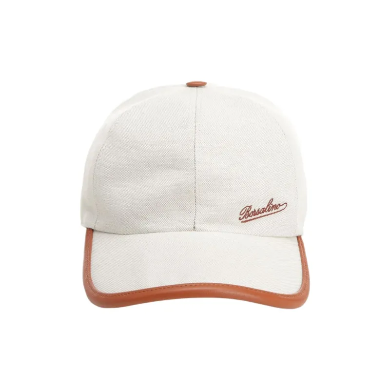 Borsalino Logo embroidered Baseball Cap-1