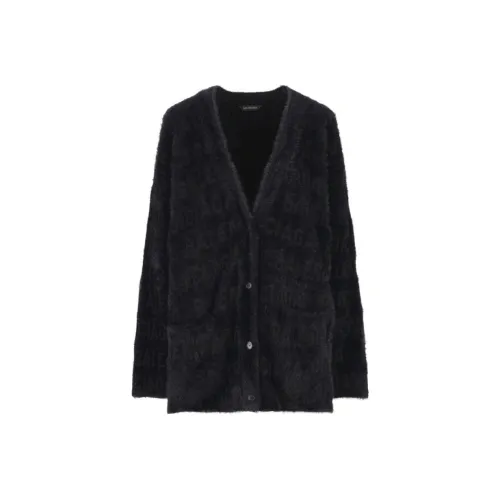 Balenciaga Furry Cardigan 'Black'