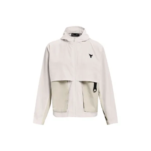 Under Armour Project Jacket Spring Fall Women's White Agate