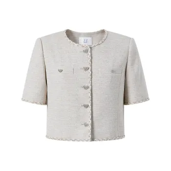 JZ Juzui Jacket Women's Beige Coffee