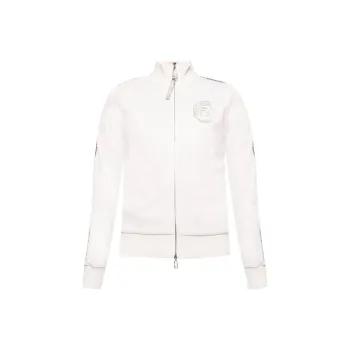 FENDI Ff Track Jacket 'White/Silver'