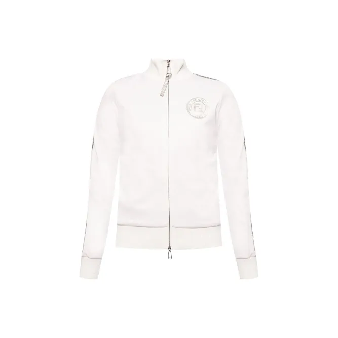 FENDI Ff Track Jacket 'White/Silver'-0