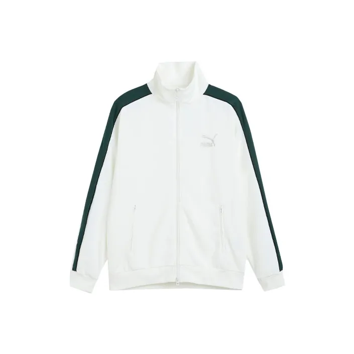 PUMA T7 Piping Track Jacket Jacket Women's White-0