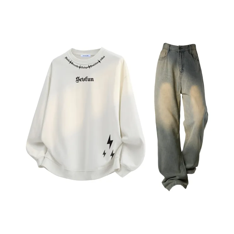 7 SEVFUN Sweatshirt Sets Unisex-12