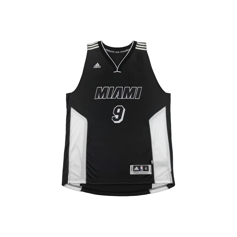 Adidas x NBA Miami Heat SWINGMAN Fan Edition Basketball Jersey Unisex Black-0