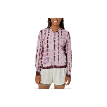 Asics NAGINO RUN Jackets Coats Women's Dark Light Fuchsia