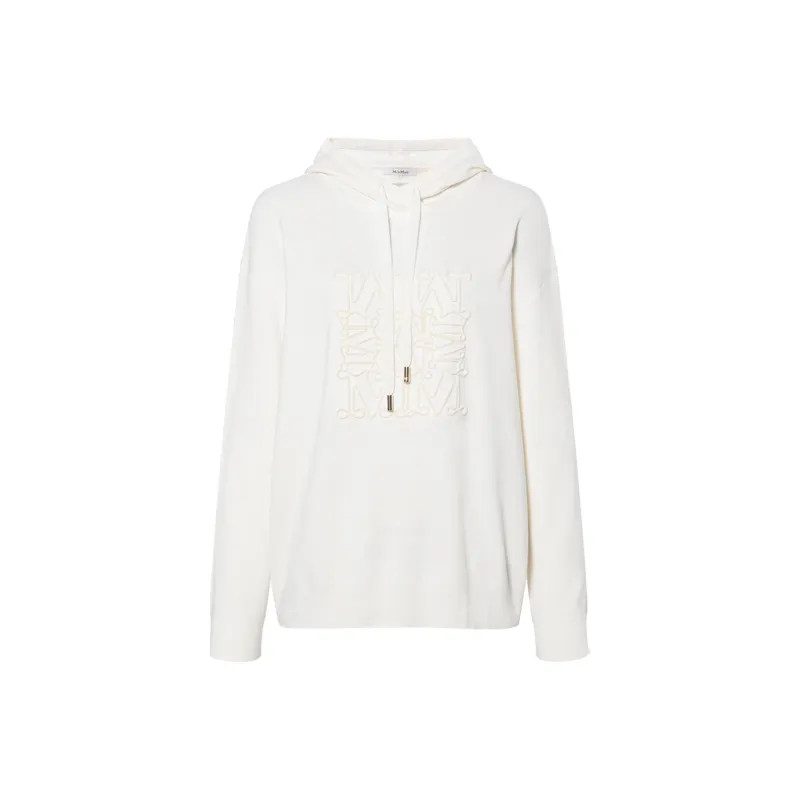 MaxMara Pamir Drawstring Long Sleeved Hoodie-0