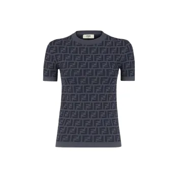 FENDI Crewneck Short Sleeved Jumper