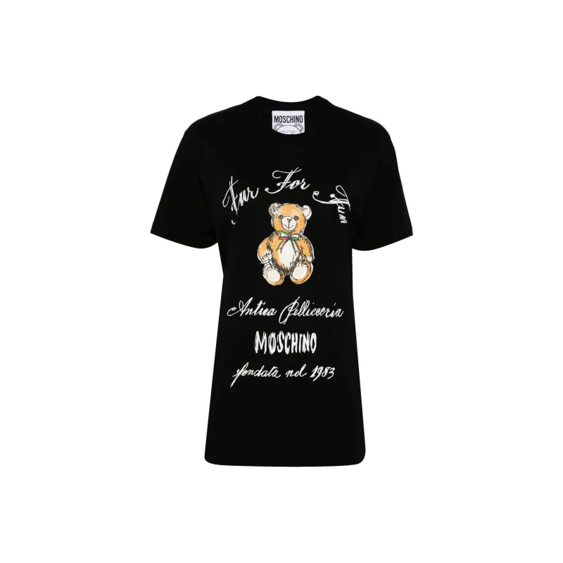 MOSCHINO Antica Pellicceria Crewneck T Shirt-0