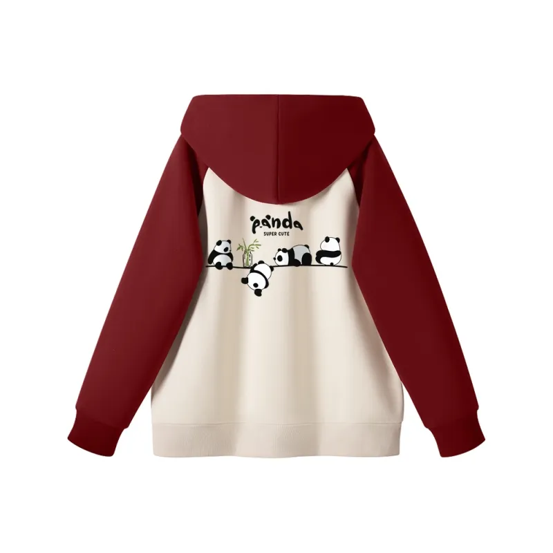 GOSO Thickened And Fleece Lined Coat Sweatshirt Women's-2