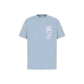 DIOR T Shirts Men Blue