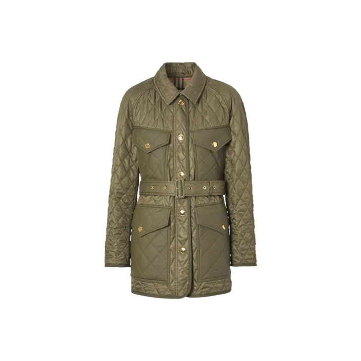Burberry Jackets Women's Dark Fern Green-0